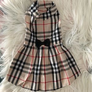 Puptech Other - Burberry Print Dog Dress Puptech Other - Burberry Print Dog Dress
